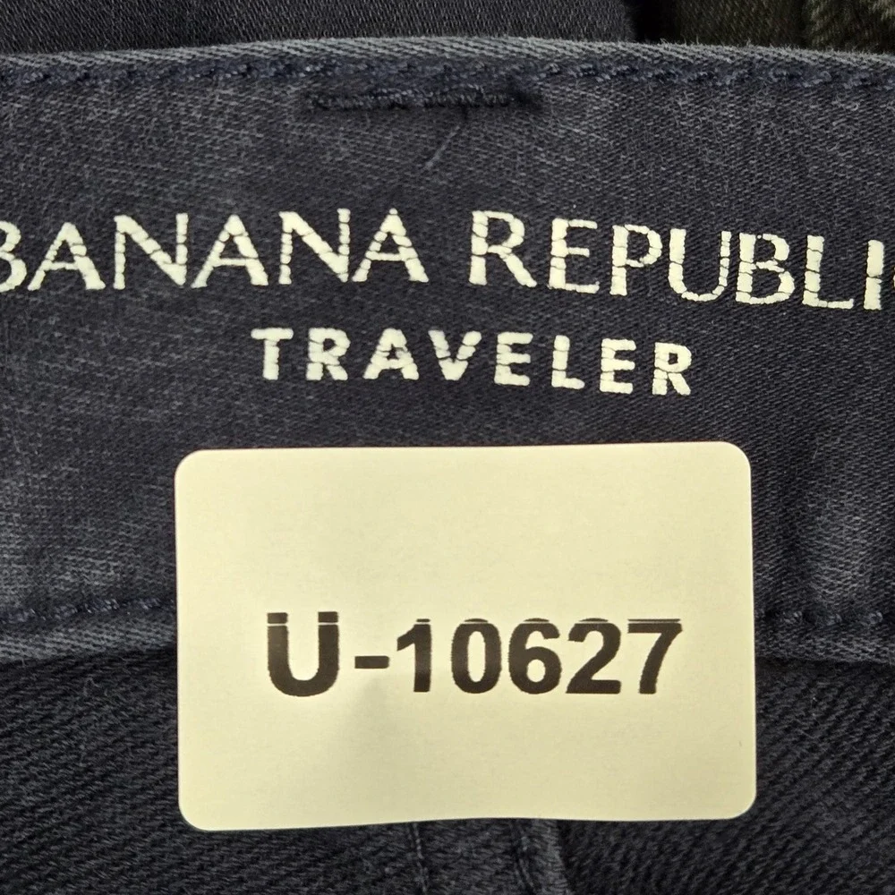 Banana Republic Men Jeans‎ 30X30 Blue Denim Khakis Traveler Slim